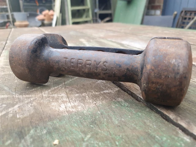 Spring Rowing Exerciser VINTAGE TERRYS STEEL 7 SPRING Hand Exerciser Grip c1950 Gym Exercise ...