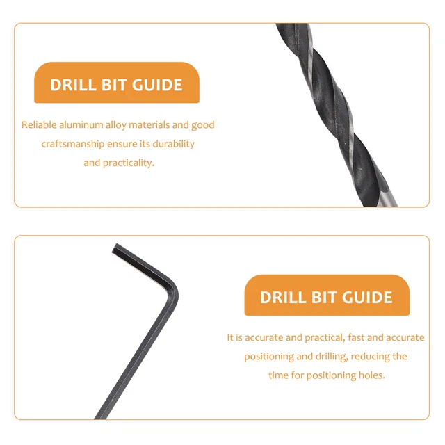 Self Centering Drill Bit Tool Step Drill Bits Dowling Jig Cone Drilling Set 3