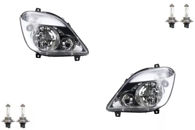 Scheinwerfer Set Halogen passend für Mercedes Sprinter 906 zu mit H7 H7 L R 06-