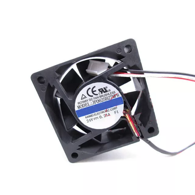 1 PCS JAMICON Fan JF0625B2TMPR DC24V 0.21A 6025 6cm 3-wire Cooling Fan