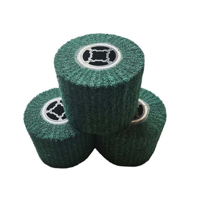 1 PC Wire Drawing Polishing Wheel for Metal Surface Polishing 150 grit 120x100mm