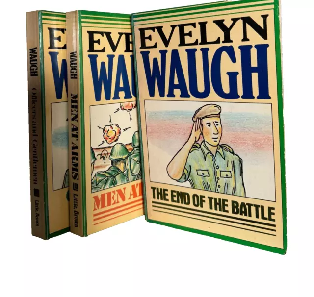 Complete Series Set SWORD OF HONOR by Evelyn Waugh Men at Arms End Battle Lot