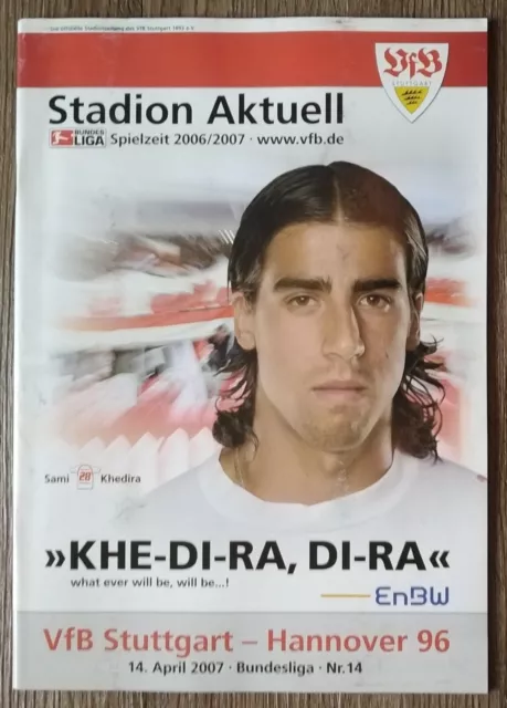 Programm Bundesliga 2006/07 VfB Stuttgart - Hannover 96