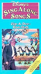 disney sing along zip a dee doo dah dvd