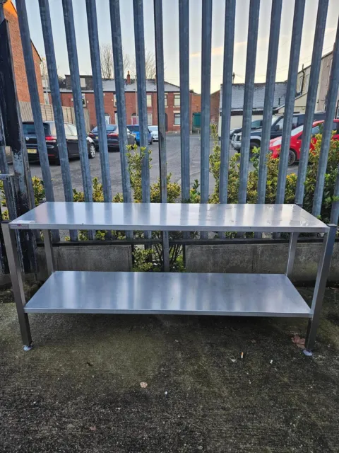 Commercial / Stainless Steel Table / Workbench / Stand (1770 x 500 x 850mm) UK