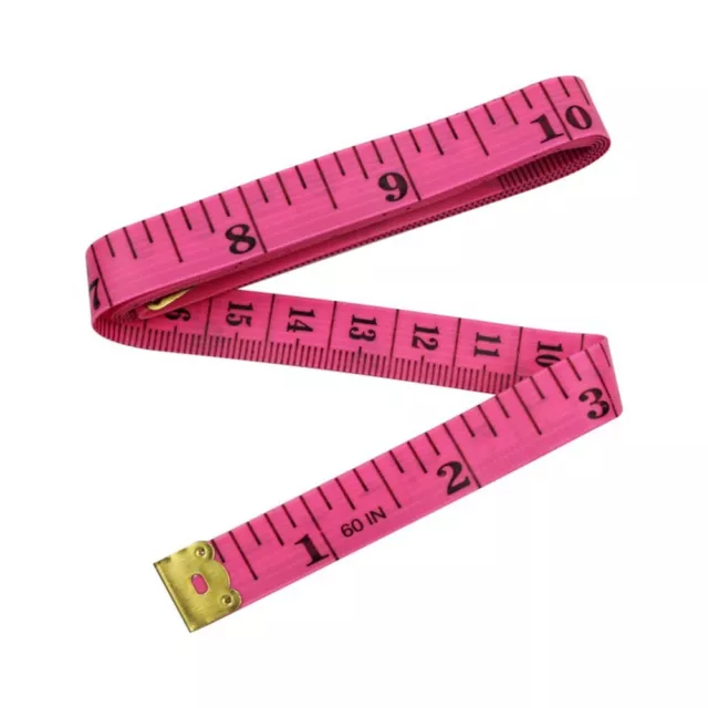 3pcs 60 pouces 1,5 mètre Ruban à mesurer doux et rétractable Mesure du  corps médical Sur mesure Couture Artisanat Tissu Diététique Ruban à mesurer  (couleur aléatoire)