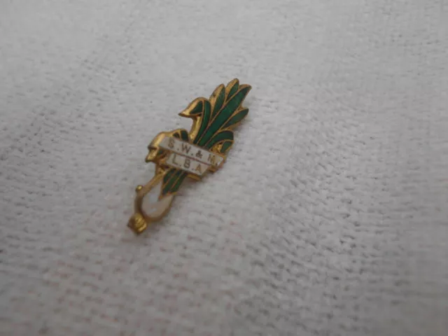 Old Miller Enamel Leek Badge South Wales Monmouthshire Lawn Bowling Association 3