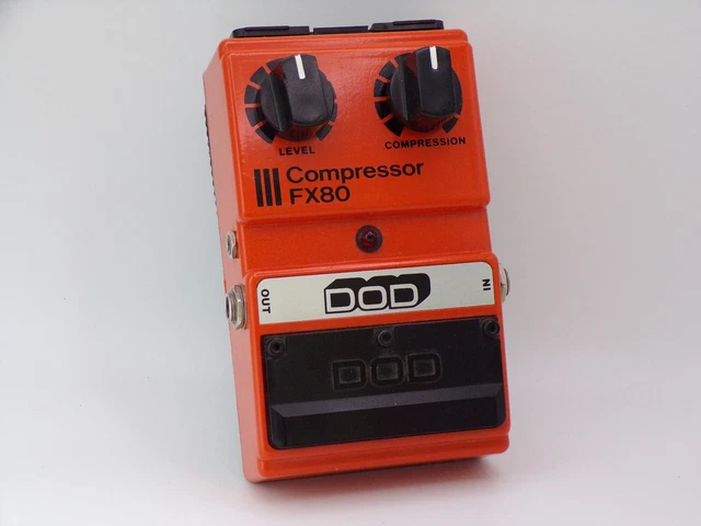 DOD FX80 Compressor - Guitar Effect Pedal - Made in USA - 1980's