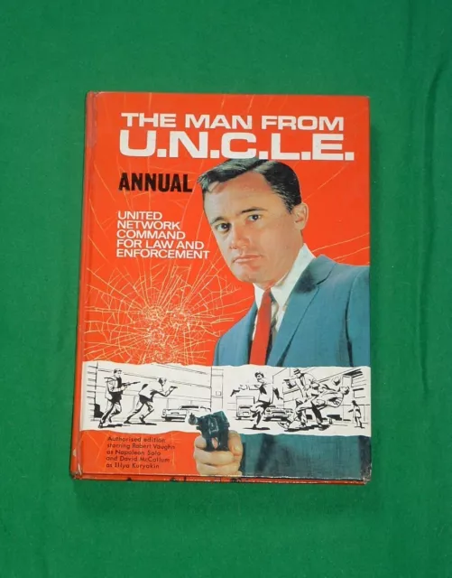 THE MAN FROM U.N.C.L.E. Vintage UK TV ANNUAL BOOK 1966