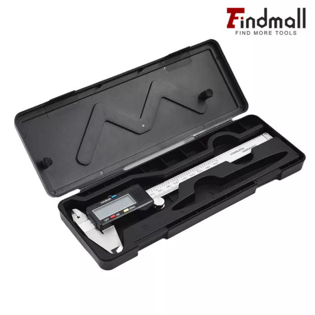 Findmall 0-150mm 0.01mm Electronic Digital Vernier Caliper Micrometer Gauge