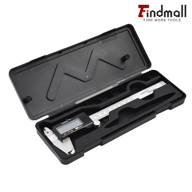 Findmall 0-150mm 0.01mm Electronic Digital Vernier Caliper Micrometer Gauge