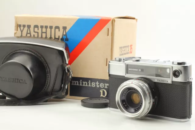 Funktioniert ！[ App.exc + 4 / Box&case] Yashica Minister-D 35mm Yashinon F=4.5cm