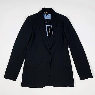 Blumarine blazer jacket donna nuovo XS 40 fashion luxury elegante nero T8096