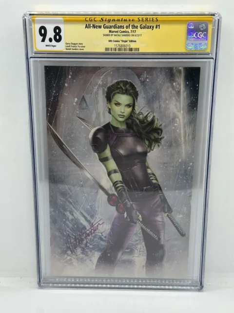All New Guardians of The Galaxy #1 CGC SS 9.8 Virgin Ed.  Signed Natali Sanders