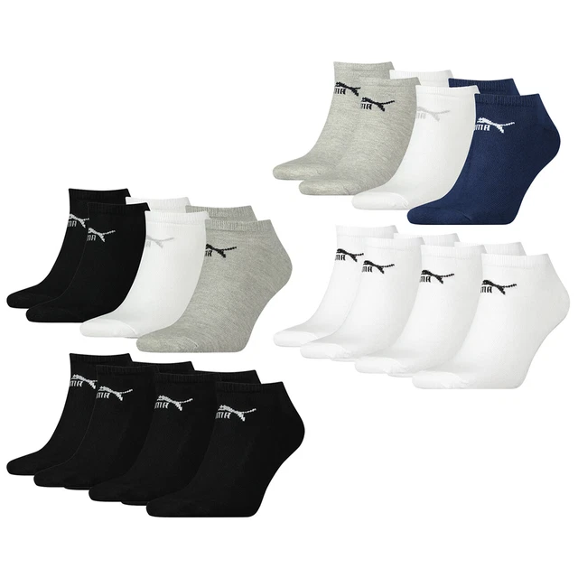 PUMA Hommes Femmes Unisexe Baskets Chaussures de Sport Chaussettes Coton 35-38