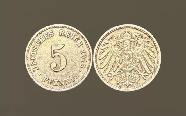 Deutsches Kaiserreich 5 Pfennig AUSWAHL (selten, vorzüglich...)