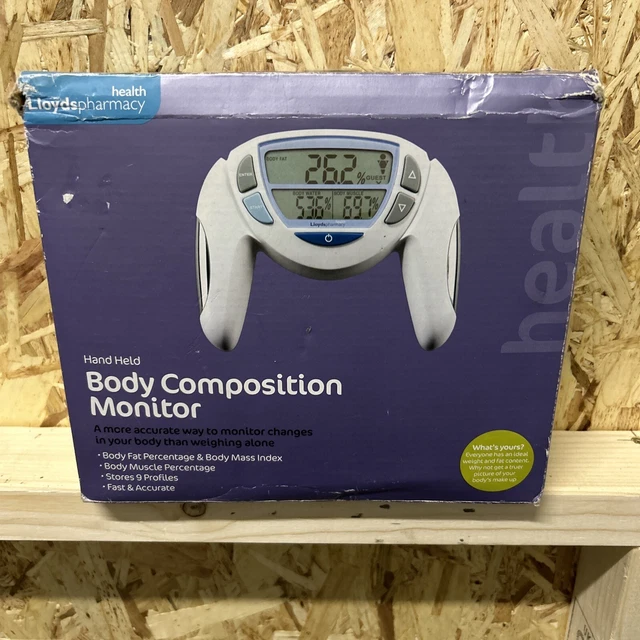 LLOYDS PHARMACY HAND Held Body Composition Monitor Tested £9.95