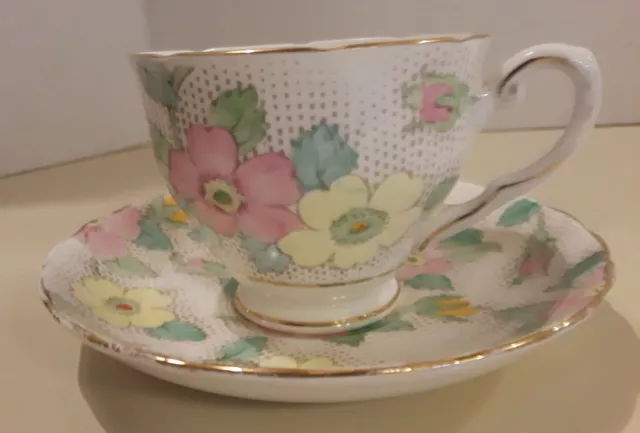 Vintage Tuscan Fine Bone China Teacup & Saucer Made In England