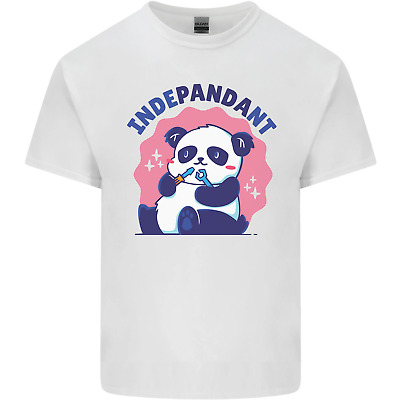 Indepandant Funny Independant Panda Bear Mens Cotton T-Shirt Tee Top