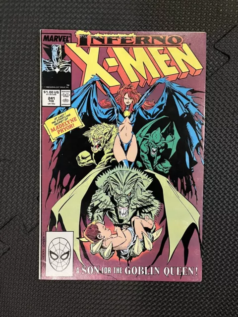 Marvel Comics Uncanny X-Men Vol. 1 #241 FN/VF 1989 Claremont