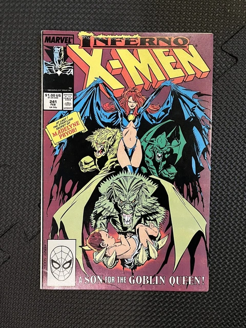 Marvel Comics Uncanny X-Men Vol. 1 #241 FN/VF 1989 Claremont