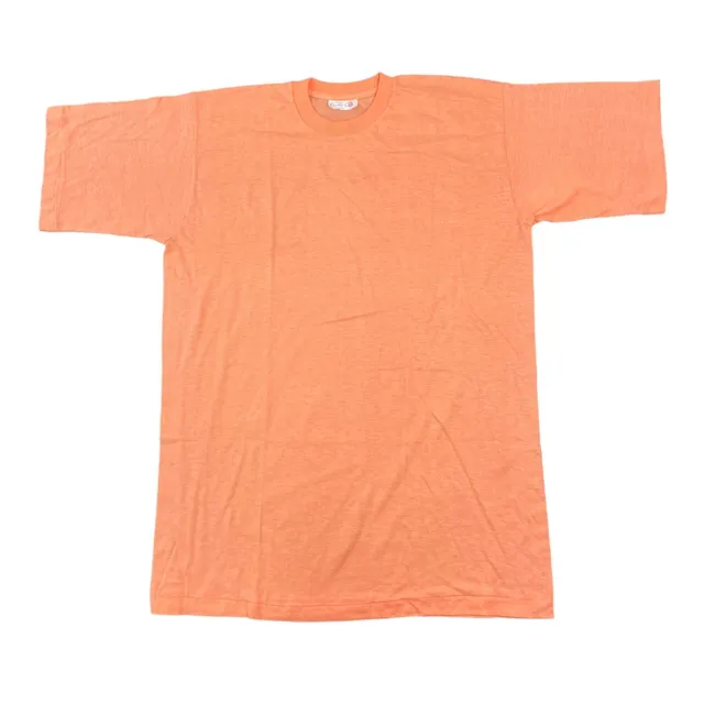 Vintage Single Stitch Orange T-Shirt Orignal Carisma Mens XL