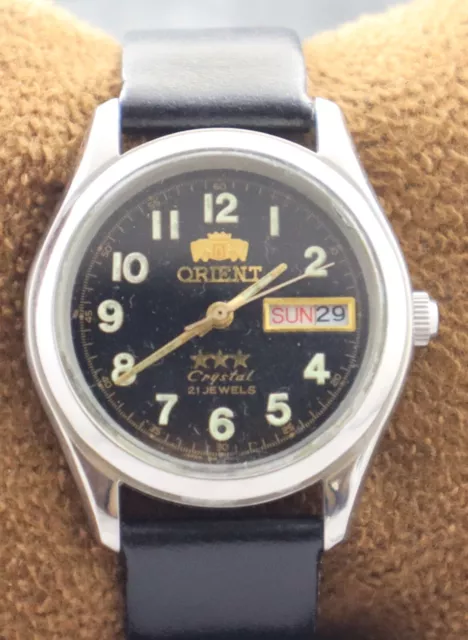 Vintage Orient Automatic 21J D/D Great Condition Recently Service Men's Watch