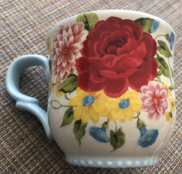 The Pioneer Woman Floral Sweet Rose 14.5-Ounce Coffee Mug beautiful flowers