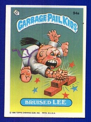 Bruised Lee 1986 Topps Gpk Garbage Pail Kids Sticker #94A Ex-Exmt Nice Corners