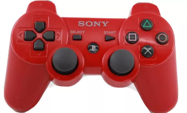 Official Playstation 3 Controller Dualshock3 Ps3 Wireless Controller -Red