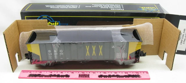 Weaver Ultra Line Road #132040 B&O XXX 3-bay coal car 3-rail