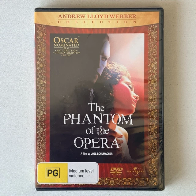 PHANTOM OF THE Opera (DVD 2004) R4 Brand New Sealed Musical