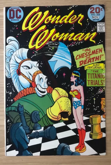 Wonder Woman #208 DC Comics Bronze Age Amazon Ric Estrada vg