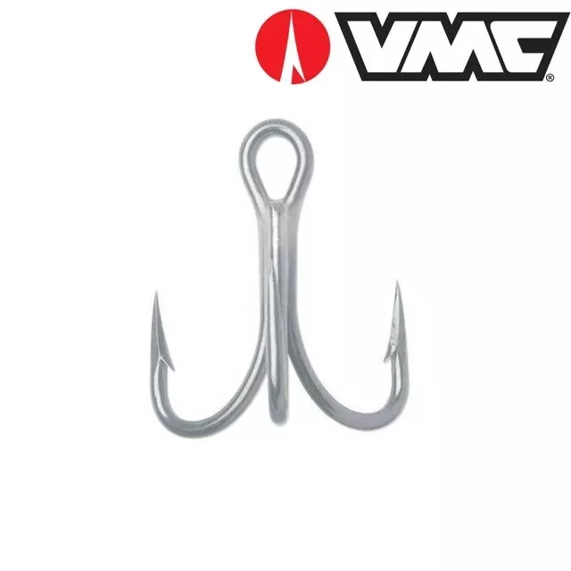 40 x VMC Treble Hook Model 9626PS  SIZE 8 Treble hooks 3X