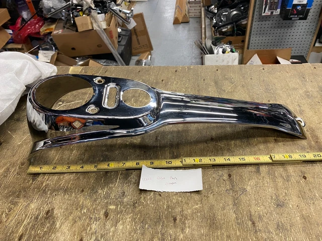 Chrome Dash Cover Gas Tank Harley Dyna FXDL Low Rider Superglide FXD OEM