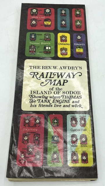 Thomas Raod Map THOMAS THE TANK Engine Railway Map - The Island of Sodor £39.99 ...