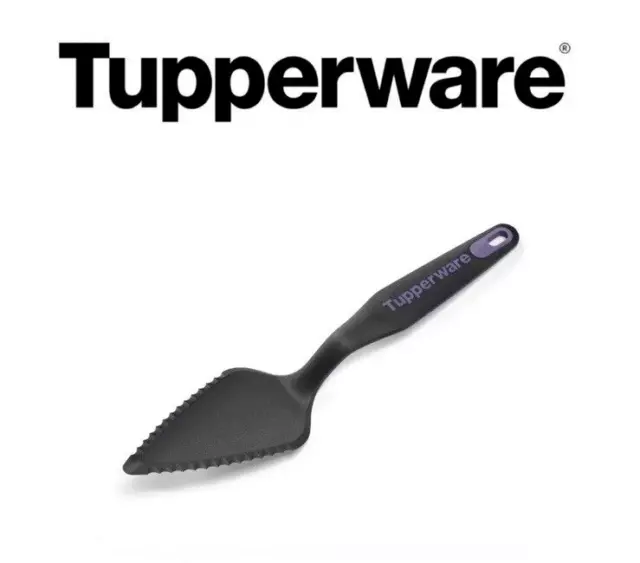 Tupperware KP Pastry Server Cutter Cake Server Cut N Serve Purple & Black NEW