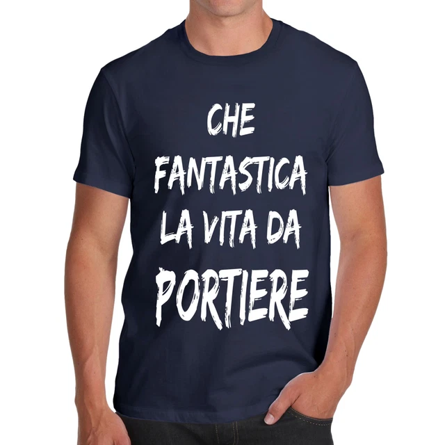 T Shirt Portiere Calcio Che Fantastica La Vita Bomber Maglietta T-Shirt Fatica