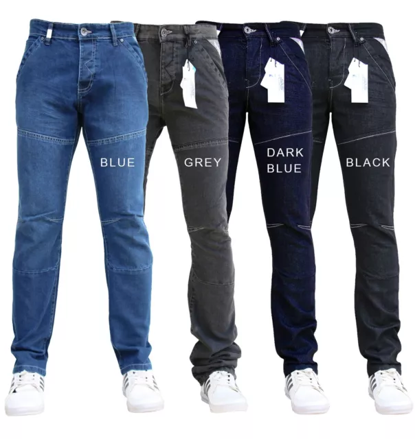 BNWT NEW MENS SNS Jeans Denim Blue Designer Branded Straight All Waist &  Sizes £12.99 - PicClick UK