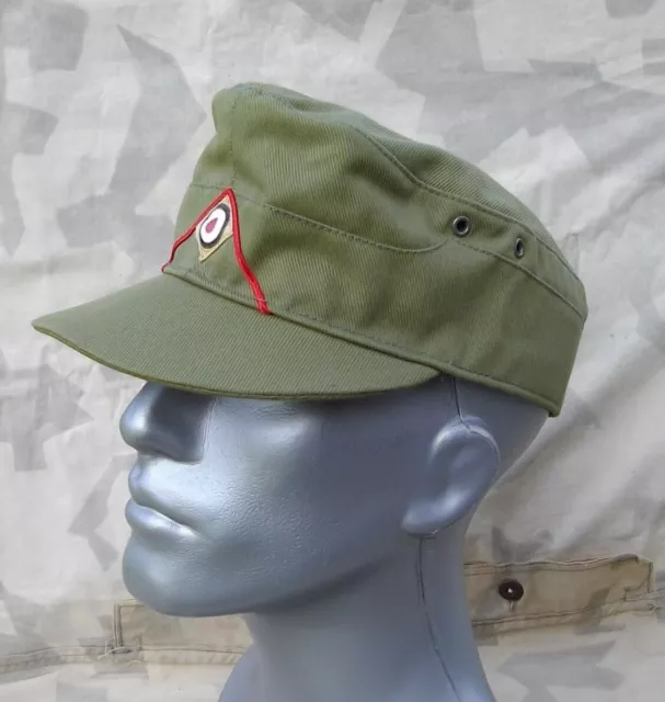 Robert Lubstein Feldmütze M41 Afrikakorps EREL Tropenmütze Artillerie Größe 56