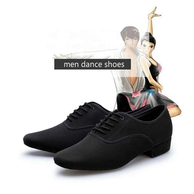 Scarpe da ballo moderne da uomo adulti tango latino scarpe da ballo tacco fondo morbido nuove