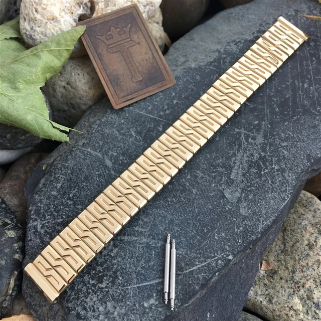 Premium 5/8" Kreisler USA Gold-Filled DeLuxe Vintage Watch Band New Old Stock