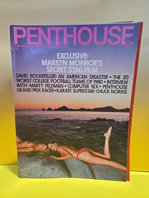 Visual Reference: Vintage Penthouse Magazine October 1980 Marilyn Monroe Marty Feldman