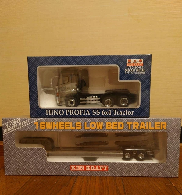 KEN KRAFT 1/50 Scale HINO PROFIA SS 6x4 Tractor Head and 16 Wheel