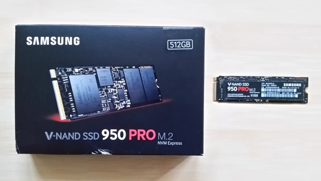 DISQUE SSD SAMSUNG 950 Pro M.2 NVME 512 Go en boite excellent etat EUR 108 78 PicClick FR