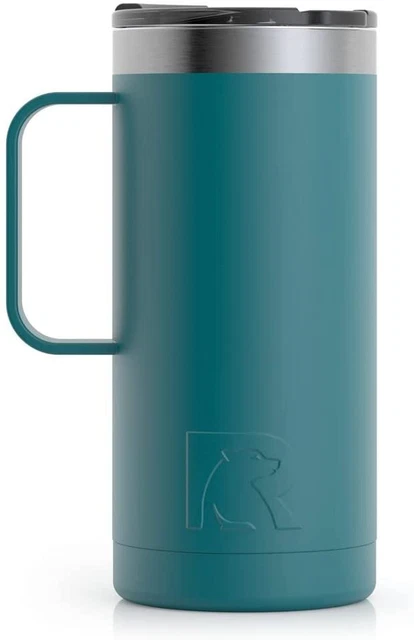 16 Oz Coffee Travel Mug with Lid and Handle, Stainless Steel Vacuum-Insulated Mu 8