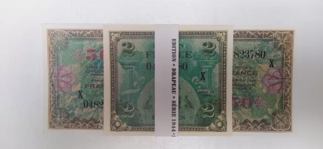 French/France - Allied Military Currency - Wwii Franc 1944 - D-Day * Repro * 2