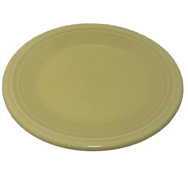 FIESTA FIESTAWARE 1/4” Salad Plate Light Yellow Vtg