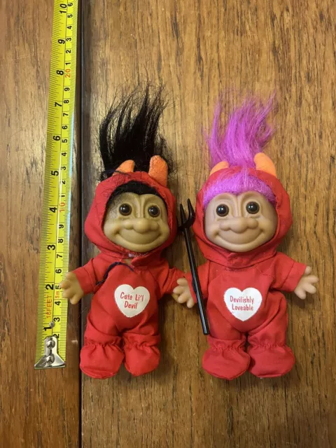 Vintage Retro Russ Troll Doll Valentines Edition Devil