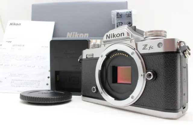 【 TOP MINT COUNT 5 IN BOX 】NIKON Zfc 20.9MP Mirrorless Digital Silver From JAPAN